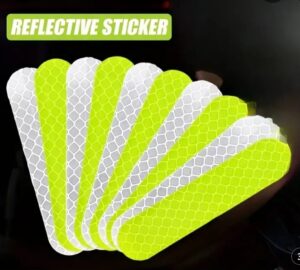 Adesivi catarifrangente per casco e moto 5 pezzi